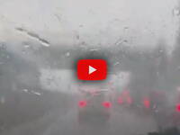 Meteo: Grandinata a Torino, un violento temporale si abbatte a Caselle, il Video