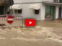 Meteo: Alluvioni in Veneto, diffusi allagamenti a Loria nel Trevigiano, il Video