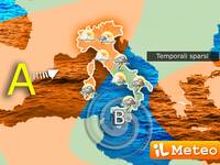 Meteo: ultime ore di pioggia, poi torna...
