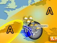 Meteo: Italia spaccata nel fine settimana, piogge...