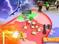Meteo: dal clou della calura al break temporalesco, tutto in pochi giorni. Il punto del meteorologo Gussoni