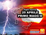 Meteo: 25 Aprile e 1° Maggio, ci sono delle...
