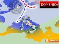 Meteo: Domenica, tornano piogge e nevicate su diverse regioni