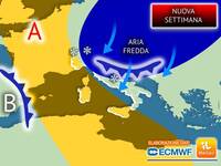 Meteo: da Lunedì 17 arriva l'aria Fredda, poi...