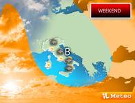 Meteo Weekend: l'Italia nel mirino di un'altra perturbazione, nuovi Acquazzoni e Grandinate, vediamo dove 