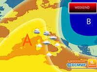 Meteo: Weekend, timida rimonta dell'Anticiclone, ma occhio agli acquazzoni improvvisi; i dettagli