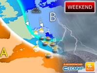 Meteo Weekend: nuovo Vortice irrompe sull'Italia, Piogge e Temporali in agguato; le zone colpite