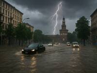 Meteo: Temporali e nubifragi flagellano l'Italia,...