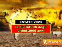 Meteo: l'Estate 2023 è stata la più calda degli ultimi 2 mila anni, i dati