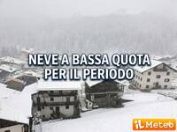 Meteo: Neve, tra poco cadrà fino a quote basse per il periodo [Mappa]