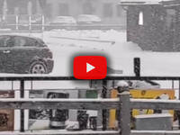 Meteo Cronaca Diretta (Video): LIVIGNO (SO), nevicata fiabesca in atto, è tutto bianco