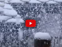 Meteo: Valle d'Aosta, forte nevicata a Cervinia, oltre 30 cm a 2500 metri di quota, il Video