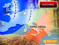 Meteo Novembre: la tendenza per tutto il mese, gli approfondimenti
