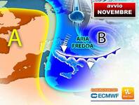 Meteo: Novembre, si preparano i primi brividi, pronta un'irruzione fredda dal Nord Europa, gli aggiornamenti