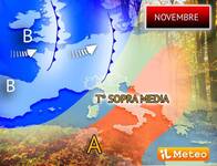 Meteo, clima di Novembre: cosa succederà da qui...