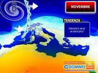 Meteo: Novembre: sono arrivate le Proiezioni per...