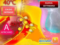Meteo: Nuova Settimana, dominio dell'Anticiclone Africano, locali insidie temporalesche su Alpi e Appennini