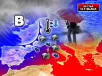 Meteo: Nuova Settimana, forte ondata di maltempo su mezza Italia, le aree a rischio