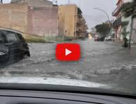 Meteo Diretta (Video): Palermo, improvviso NUBIFRAGIO allaga completamente la città di Partinico