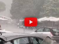Meteo Video: Pescara, Downburst improvviso sulla città, temporale e forti raffiche di vento fino a 90 km/h