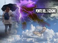 Meteo: rovesci e focolai temporaleschi per il...
