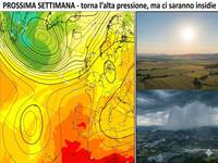 Meteo: Svolta nella Prossima Settimana, da Lunedì 18 avanza un poderoso campo di alta pressione. Tendenza