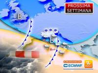 Meteo: Nuova Settimana al via con qualche pioggia...