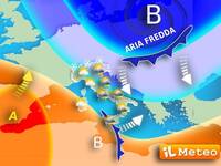 Meteo Prossima Settimana: dal 25 Marzo Bassa Pressione Scandinava, ci attende una fase simil-invernale