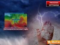 Meteo: Prossima Settimana, ultimo sussulto dell'anticiclone africano, poi arrivano forti Temporali e Grandine