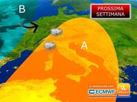 Meteo Prossima Settimana: pressione in calo dal 5...