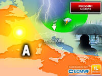 Meteo: Prossimi giorni, impulso d'aria fredda...