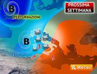 Meteo: Prossima Settimana, doppia perturbazione atlantica in arrivo, le aree interessate