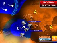 Meteo: prossima settimana, arriva un'altra ondata...
