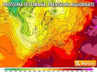 Meteo: Prossima Settimana tra schiarite, rovesci...