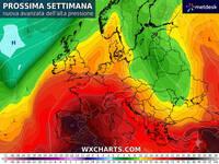 Meteo: Prossima Settimana con l'Alta Pressione; possibili acquazzoni sulle zone montuose