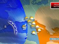 Meteo: Prossima settimana, l'anticiclone si indebolisce, ci saranno più piogge del previsto. Le previsioni