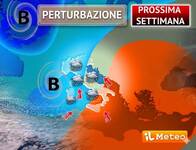 28/04/2026 - Meteo Prossima Settimana: si riapre la Porta Atlantica, forte Perturbazione in arrivo già da Lunedì 4 Maggio