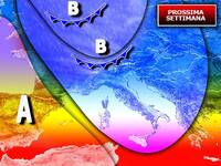 Meteo Prossima Settimana: doppio Fronte dal Nord Europa tra il 24 e il 27 Marzo, coinvolta almeno mezza Italia