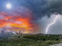 1/06/2026 - Meteo prossime ore: Pressione in calo e spifferi d'aria fresca provocano piogge e temporali al Centro-Nord