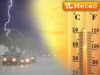 Meteo: prossime ore, pressione in calo al Nord, in atto forti temporali, raffiche di vento e grandinate 