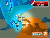Meteo: Maltempo nei Prossimi Giorni, ecco dove colpiranno Piogge e Nevicate in Settimana