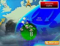 Meteo: Prossimi Giorni, irruzione fredda con...