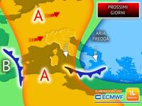 Meteo: torna l'Anticiclone in Settimana, ma...
