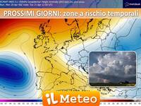 Meteo Prossimi Giorni: Fronte Temporalesco fino a...