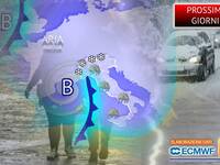 Meteo: ancora Perturbazioni in settimana, la...