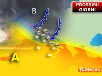 Meteo: da Giovedì arriva un insidioso Ciclone, probabili Nubifragi nei Prossimi giorni, vediamo dove