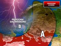 Meteo: Prossimi Giorni, il Maltempo prepara una nuova offensiva. Gli aggiornamenti