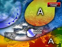 Meteo: Prossimi Giorni, Goccia Fredda a spasso...