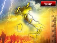 Meteo: Prossimi Giorni con più attività temporalesca, ma poi farà ancora più caldo. Previsioni Settimana