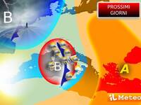 Meteo: Primo Maggio rovinato dal Maltempo, prevista Pioggia, Grandine e Vento; le Previsioni fino a Venerdì